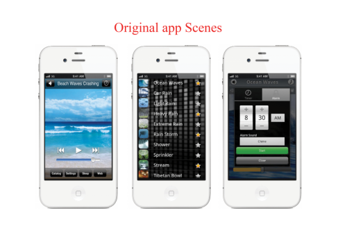 white noise original app design